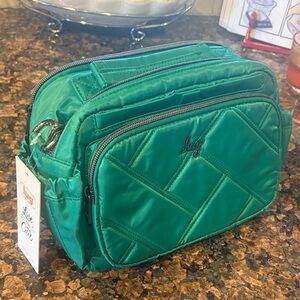 Lug Emerald Quilted Crossbody Bag (boomer)